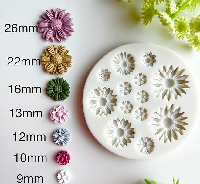 Aai Planet 13 Cavity Daisy Flower Mould