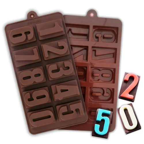 AAI Planet Number 0-9 Chocolate Mold