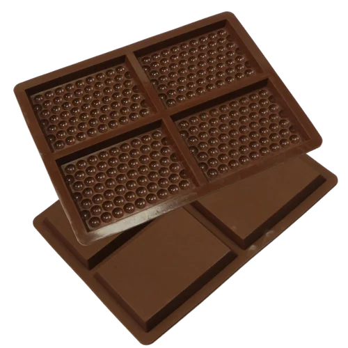 Aai Planet 4 Cavity Bubble Silicone Chocolate Bar Mold