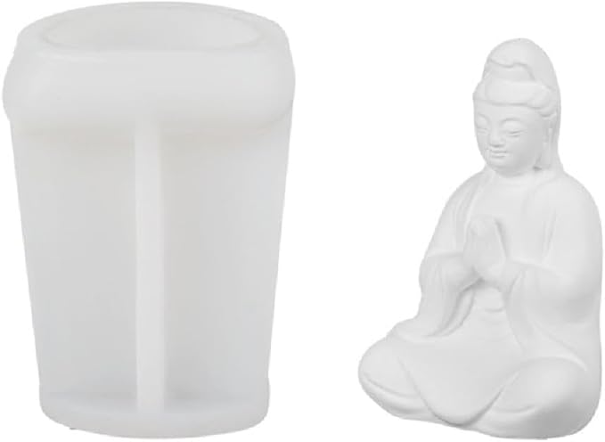 Aai PlanetLord Buddha Shape 3D Fondant Pillar Mould