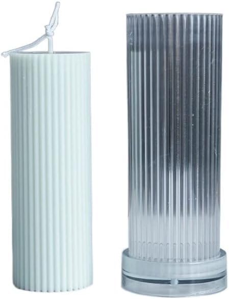 Aai Planet Polo Striped pillar Cylinder Acrylic Mould (5 X 15 CM)