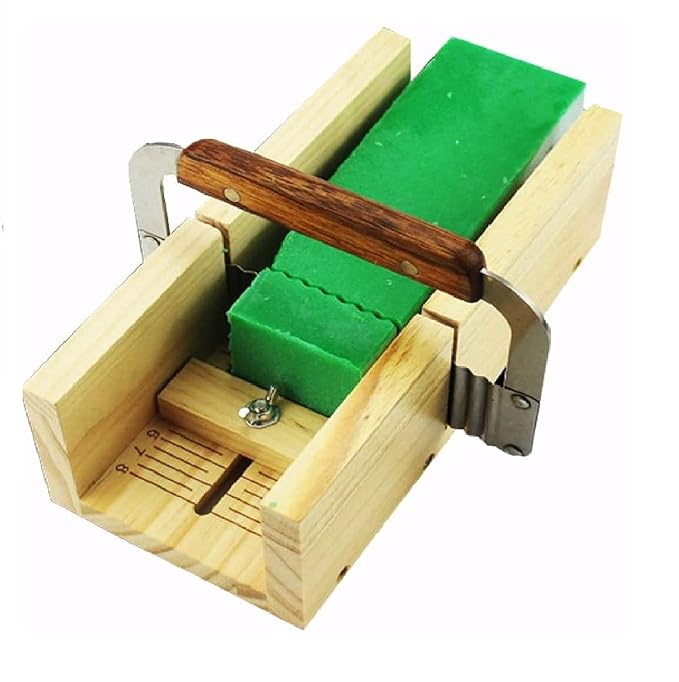 Aai Planet Wooden Soap Loaf Cutter Mold and Soap Cutter Set Cutter (5 Pcs Set)