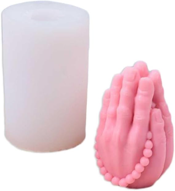 Aai Planet Buddha Prayer Gesture Shape Candle 3D Silicone Mould