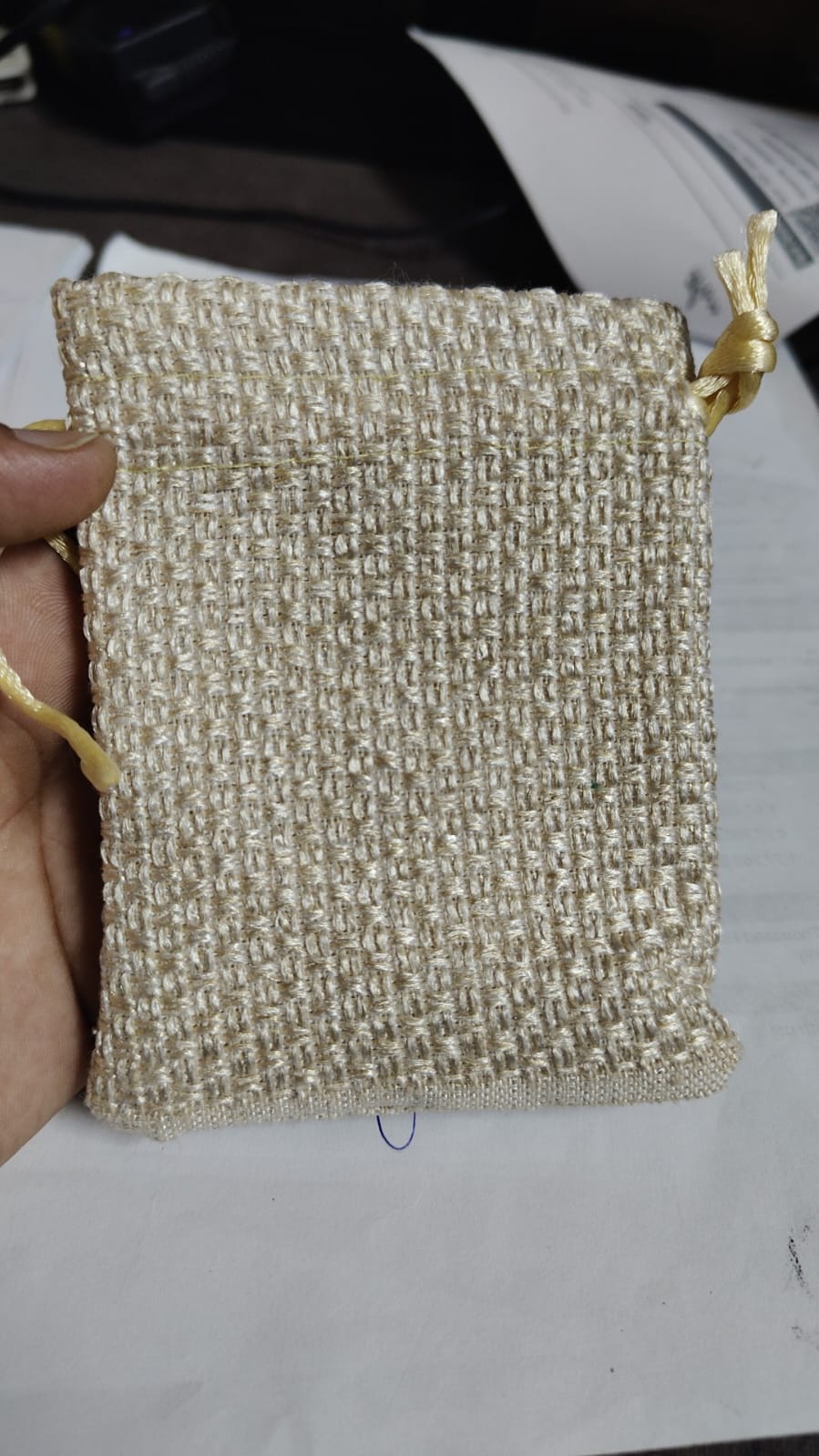 Aai Planet Jute Potli Bags 10pc (H-11.5CM W-8 CM )