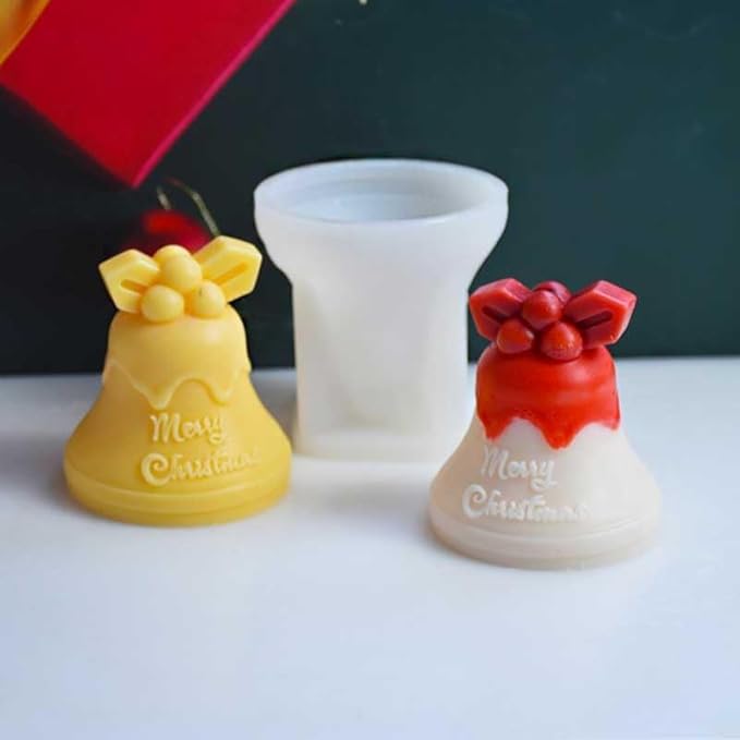 Aai Planet Christmas Tree 3D Silicone Mould (Christmas Bell)
