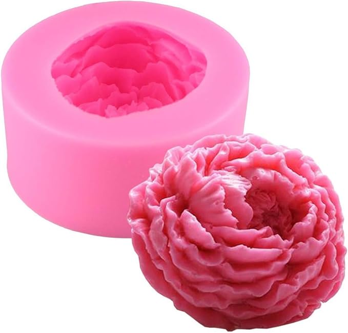 AAI Planet Peony Flower Shape Chocolate Mold