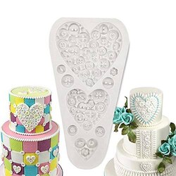 Aai Planet High Grade Love Fondant Silicone Mold