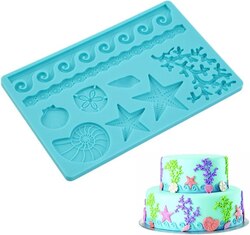 Aai Planet Marine Theme for Cake Decoration Mold
