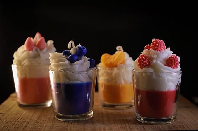 Aai Planet Candles Blueberry Delight Dessert ScentedCandle Gift 1pc