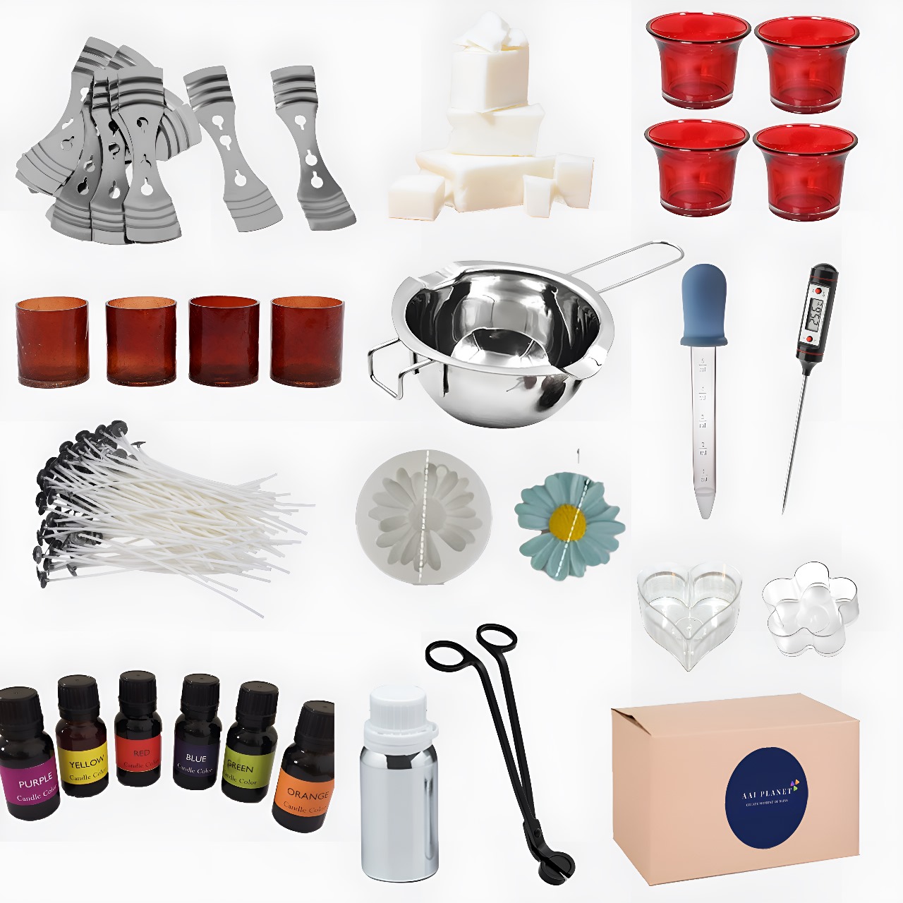 AAI Planet Premium Candle Learning KIT – Candle Raw Materials
