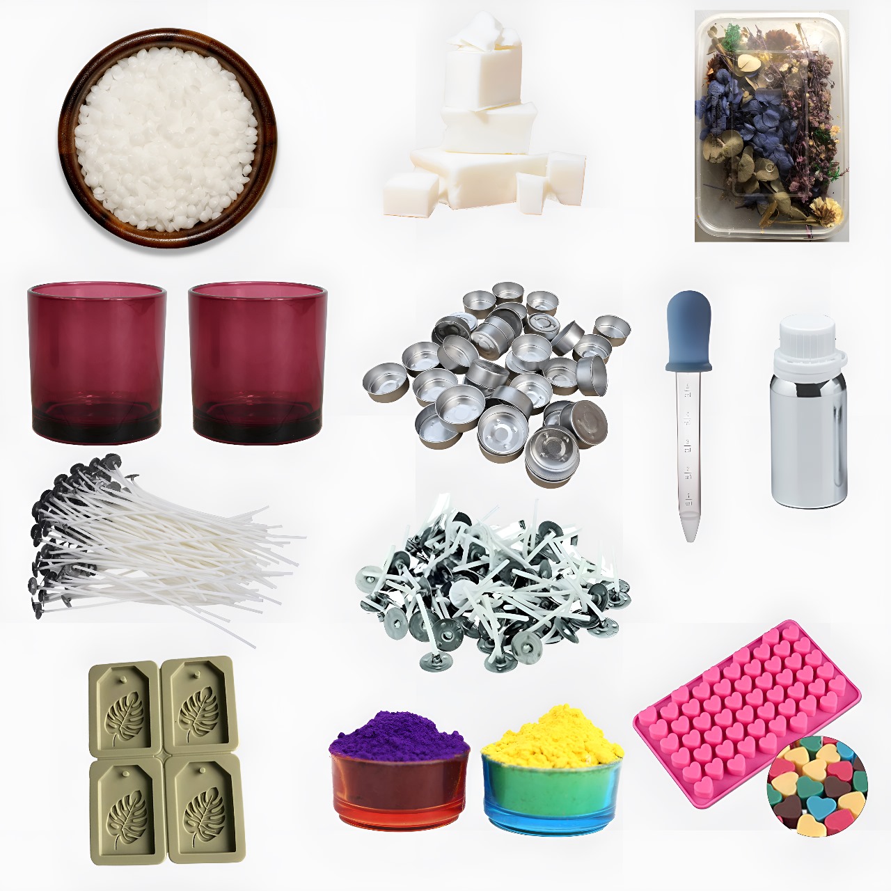 Aai Planet Basic Candle Learning KIT - Candle Raw Materials