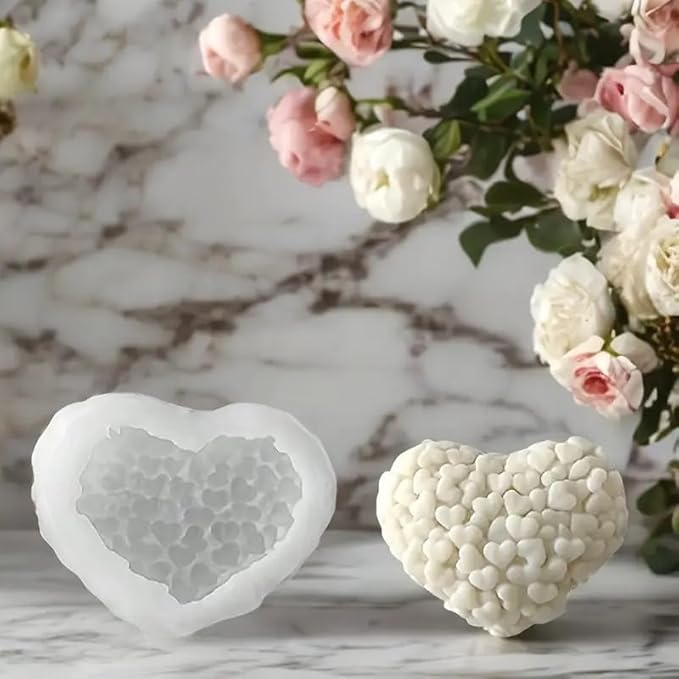 Aai Planet 3D Fondant Love Heart Mould