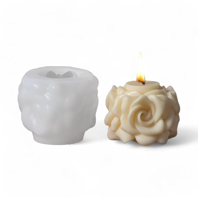 AAI Planet 3D Rose Flower Shape Mold
