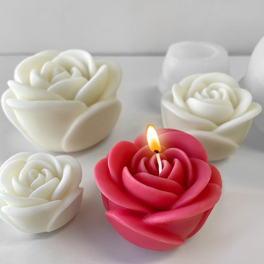 AAI Planet Valentines Rose Flower Candle Mold