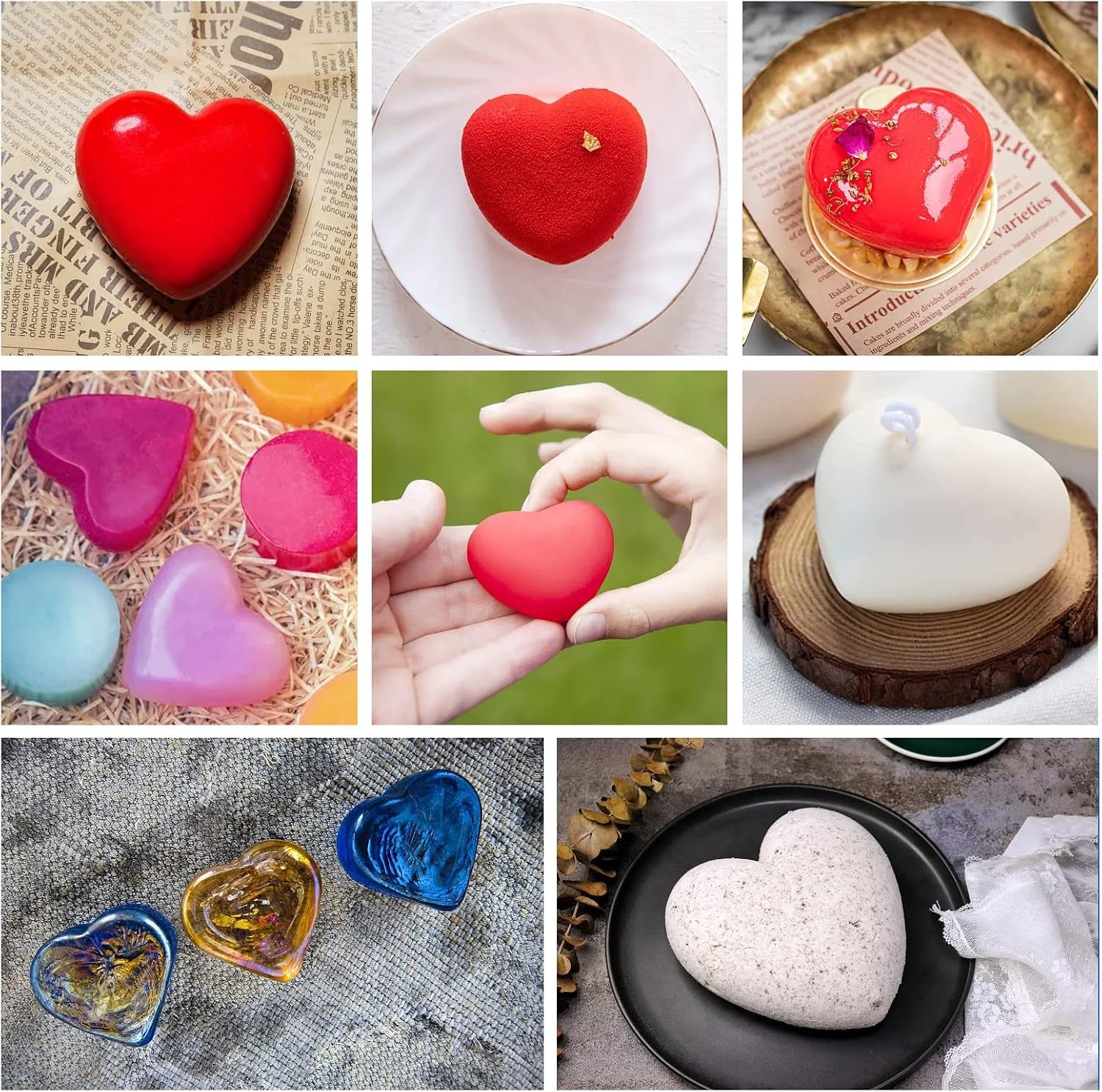 AAI Planet Plain Heart Shape Love Mold