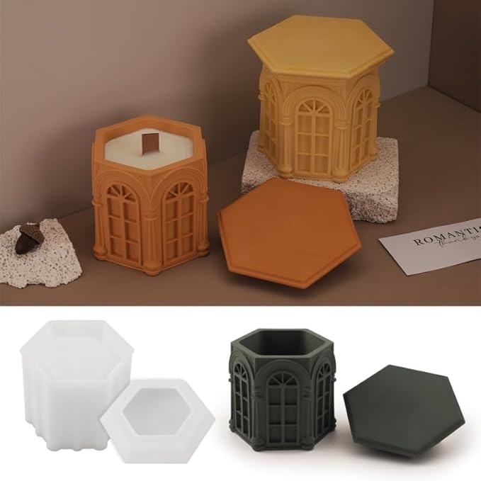 AAI Planet Jar Concrete Holder with Lids Mold