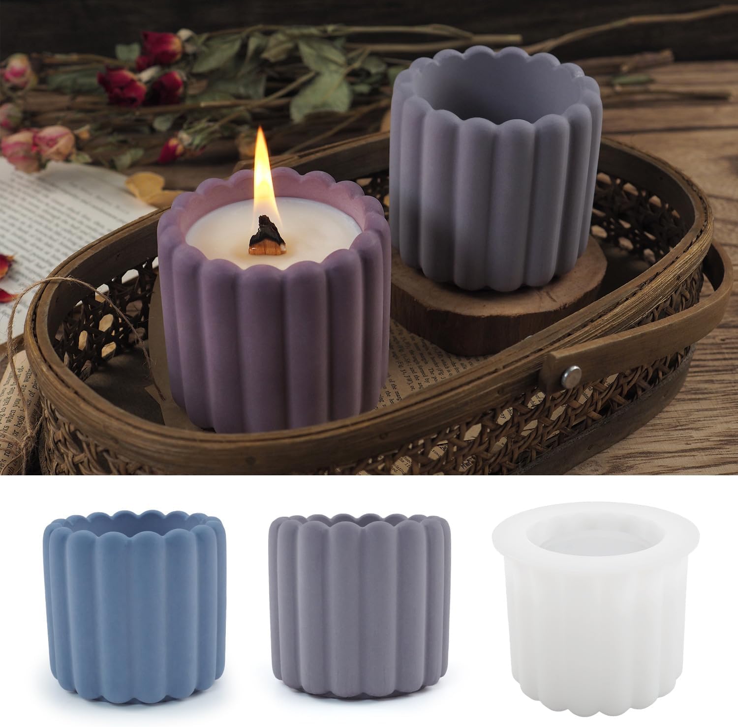 AAI Planet Vertical Stripes Round Mold