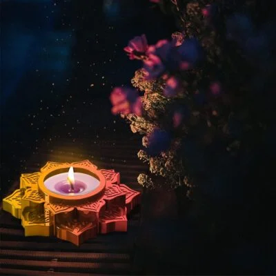 AAI Planet Lotus Candle Holder Mold