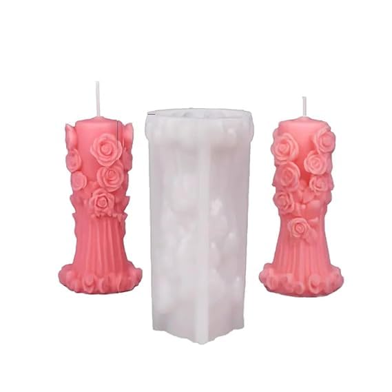 AAI Planet 3D Rose Bouquet Candle Mold