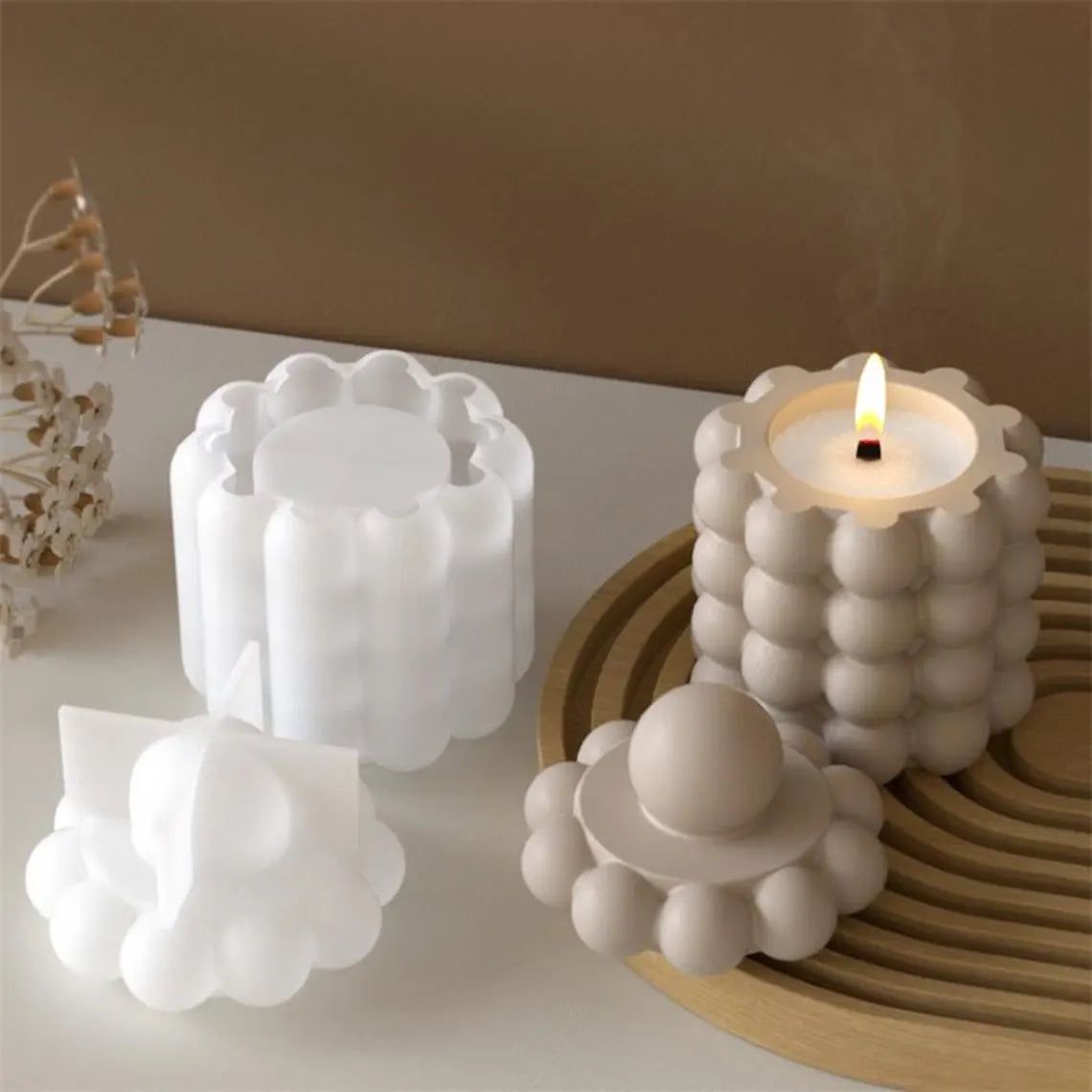 AAI Planet 3D Bubble Cloud Container Mold With Lid