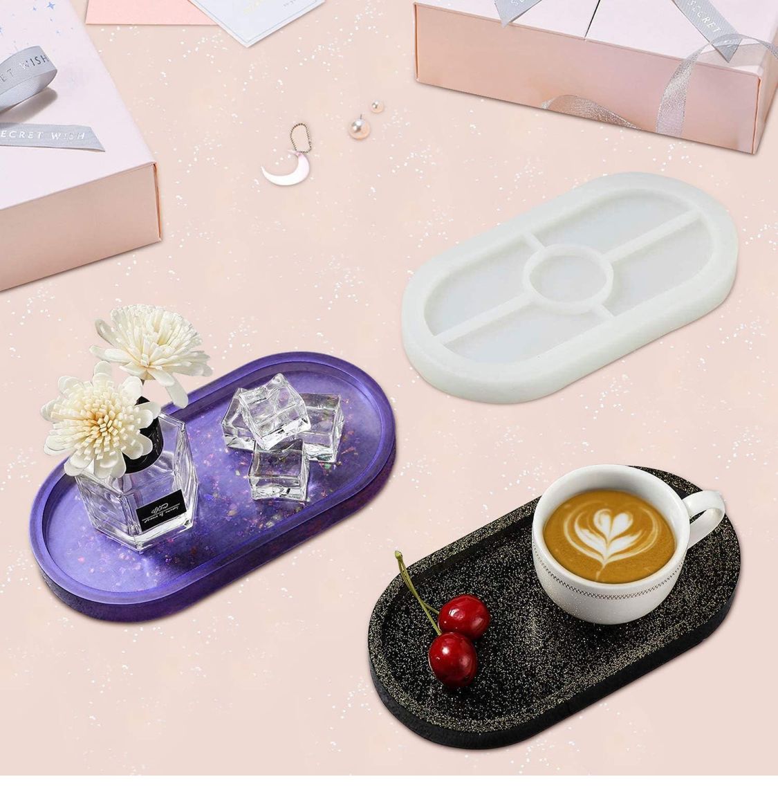 AAI Planet Oval Capsule Tray Silicone Mold