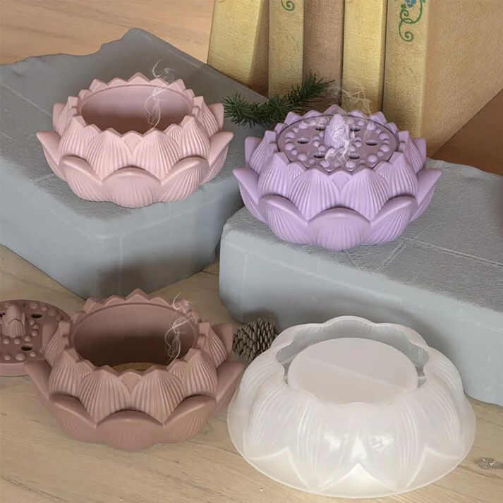 AAI Planet Lotus Jar Silicon Mold With Lid