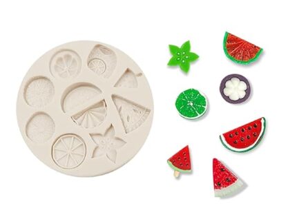 Aai Planet Fruits Shape Fondant 3D Mould PC 1