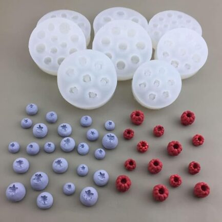 Aai Planet Blueberry & Raspberry 3D Mini Fruits Berry Mould