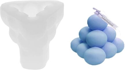 Aai Planet Soy Pyramid Candle 3D Round Mould