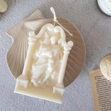 Aai Planet Candle 3D Angel Cute Couple Scented Succulent Mould