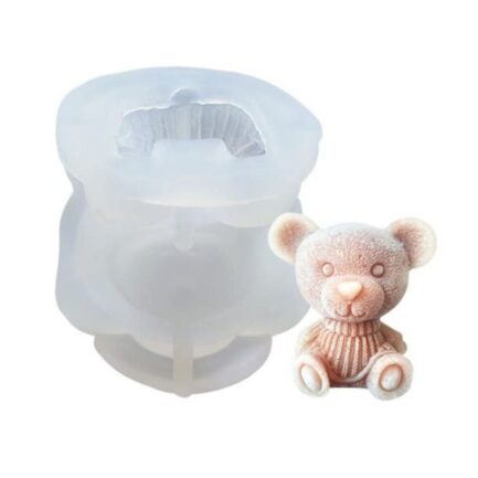 Aai Planet Ice Cube Silicone Teddy Bear Shape Ice Maker 3D Cute Mould