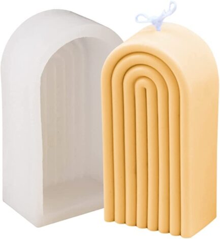 Aai Planet Arch 3D Geometric U-Shaped Striped Silicone Mould (4 Ring)