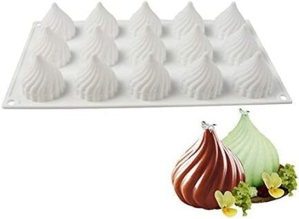 Aai Planet Modak Candle Silicone Mold 15 Cavity