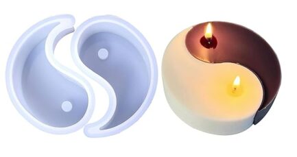 Aai Planet ai Chi Shape Candle 3D Silicone Mould